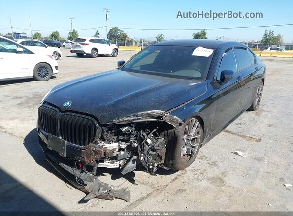 WBA7T2C04NCK36019 2022 BMW 7 SERIES Black Вид спереду