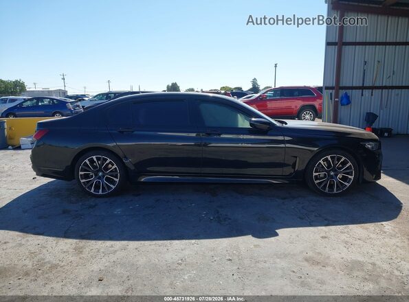 WBA7T2C04NCK36019 2022 BMW 7 SERIES Black Вид задньої частини салону