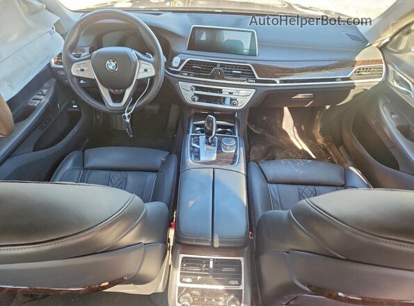 WBA7T2C06NCK42937 2022 BMW 7 SERIES Black Առջևի վահանակի տեսք