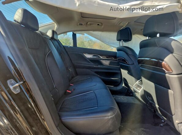 WBA7T2C06NCK42937 2022 BMW 7 SERIES Black Հետևի նստատեղերի տեսք
