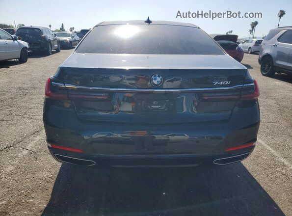 WBA7T2C08NCH89744 2022 BMW 7 SERIES Black Widok z tyłu