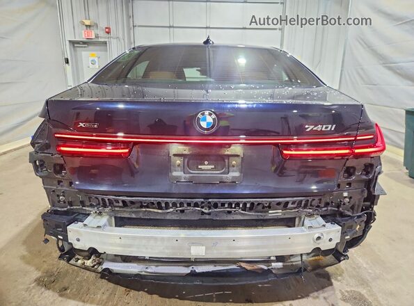 WBA7T4C00LCD27087 2020 BMW 7 SERIES Black Հետևի տեսք