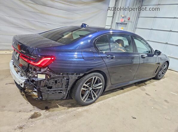 WBA7T4C00LCD27087 2020 BMW 7 SERIES Black Հետևի աջ