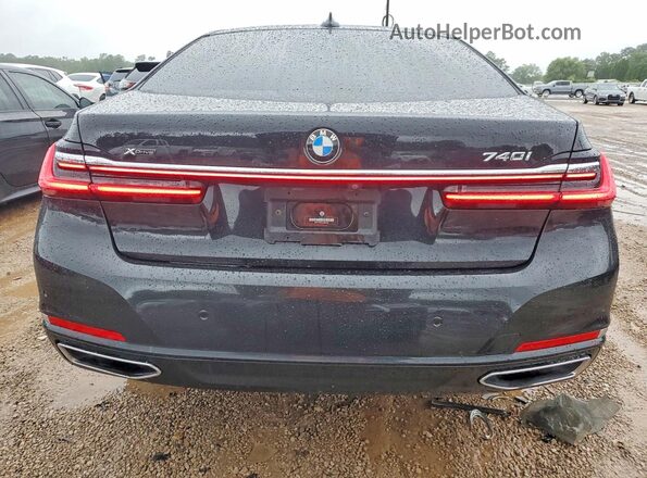 WBA7T4C01LCD62169 2020 BMW 7 SERIES Black Widok z tyłu