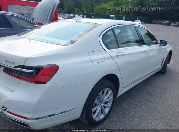 WBA7T4C04LGG62720 2020 BMW 7 SERIES White Вид задньої частини салону