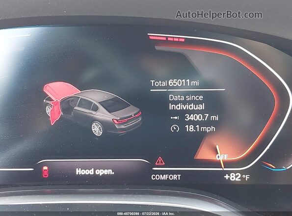 WBA7T4C04LGG62720 2020 BMW 7 SERIES White 