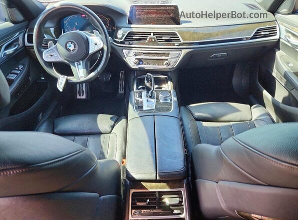 WBA7T4C06LGF97157 2020 BMW 7 SERIES Black წინა პანელის ხედი
