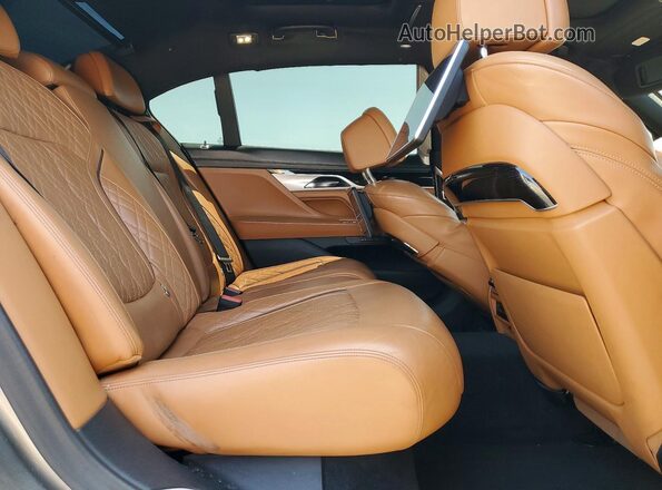 WBA7U2C00LGJ59765 2020 BMW 7 SERIES Black Вид задніх сидінь