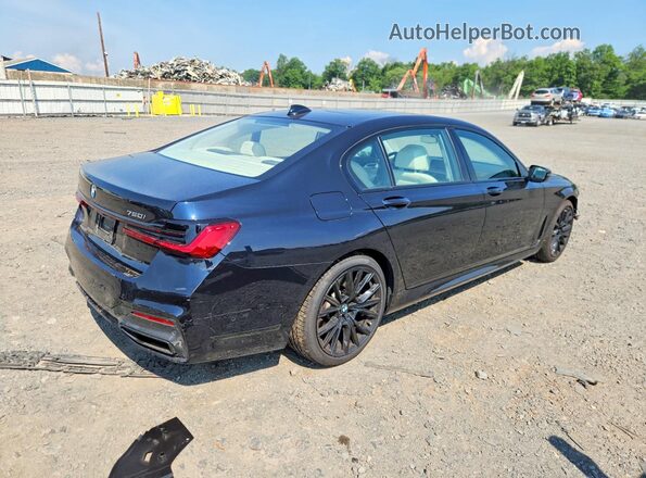 WBA7U2C00MCE62993 2021 BMW 7 SERIES Black Հետևի աջ