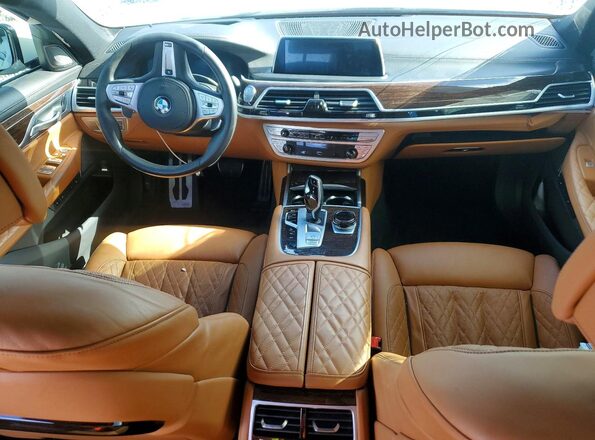 WBA7U2C00MCF14655 2021 BMW 7 SERIES White Dashboard view