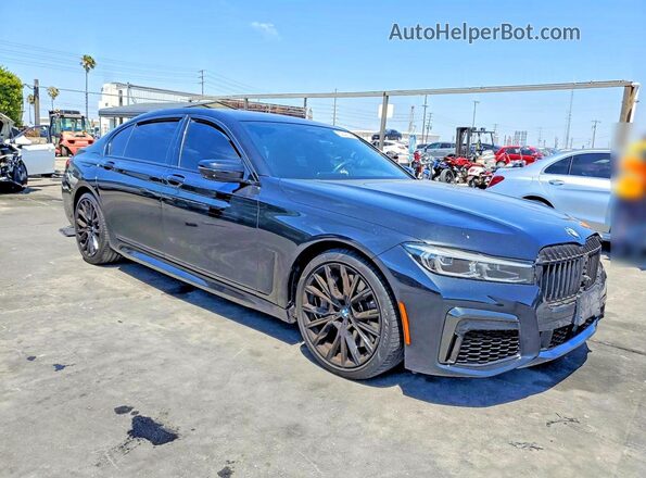 WBA7U2C02MCF50041 2021 BMW 7 SERIES Черный Передняя правая четверть