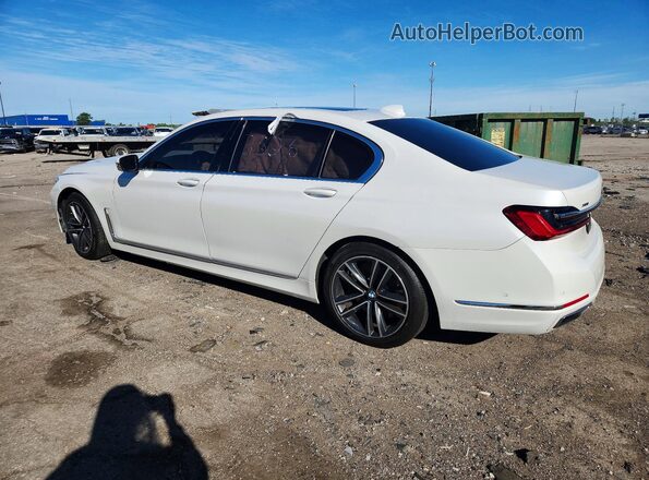 WBA7U2C02MCF93326 2021 BMW 7 SERIES White Հետևի ձախ