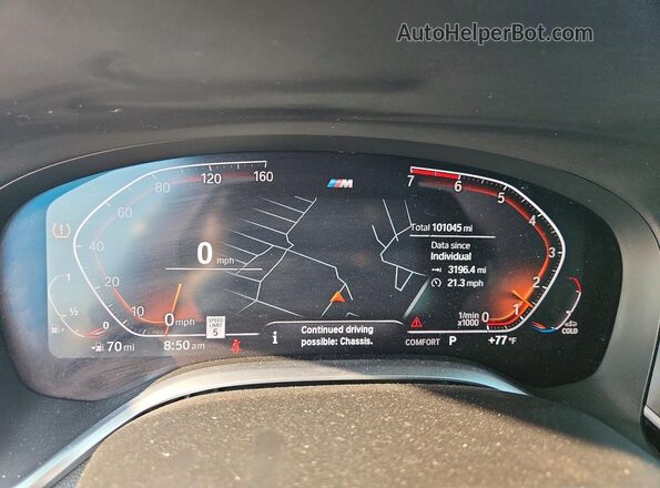 WBA7U2C04LCD68601 2020 BMW 7 SERIES Charcoal Vista del cuadro de instrumentos