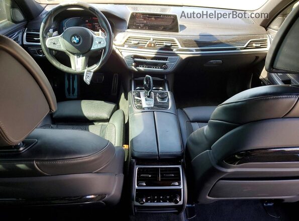 WBA7U2C04MCE60972 2021 BMW 7 SERIES Black Вид панелі приладів