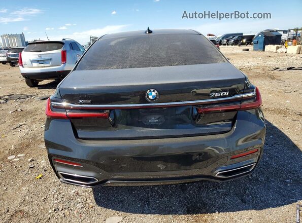 WBA7U2C04MCE60972 2021 BMW 7 SERIES Black Вид ззаду