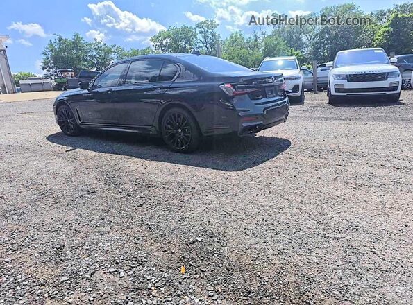 WBA7U2C07NCG99224 2022 BMW 7 SERIES Black Trasero izquierdo