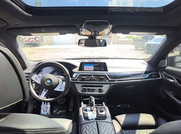 WBA7U2C07NCG99224 2022 BMW 7 SERIES Black Vista del cuadro de instrumentos