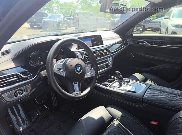 WBA7U2C07NCG99224 2022 BMW 7 SERIES Black Vista interior delantera