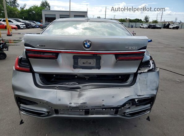 WBA7U2C0XMCF49980 2021 BMW 7 SERIES Gray უკანა ხედი