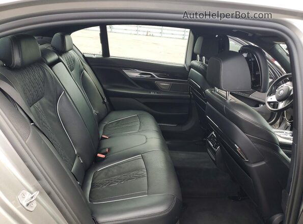 WBA7U2C0XMCF49980 2021 BMW 7 SERIES Gray უკანა სავარძლების ხედი