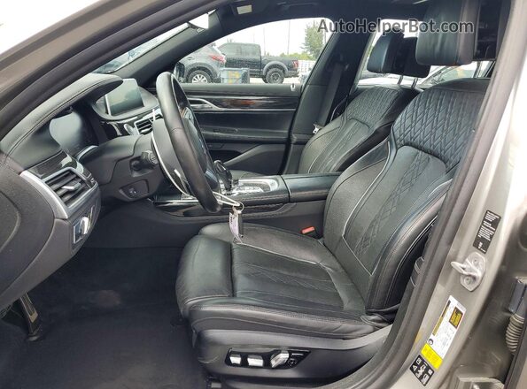 WBA7U2C0XMCF49980 2021 BMW 7 SERIES Gray წინა სალონის ხედი