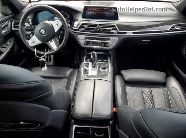 WBA7U2C0XMCF49980 2021 BMW 7 SERIES Gray წინა პანელის ხედი