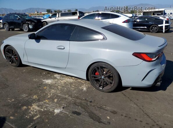 WBA83AP03PCM07354 2023 BMW M4 Серый Задняя левая четверть