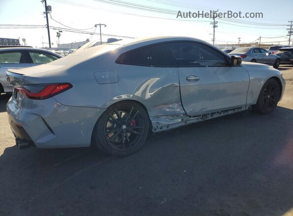 WBA83AP03PCM07354 2023 BMW M4 Серый Задняя правая четверть