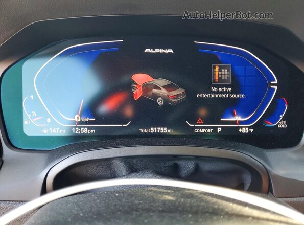 WBA83AP03PCM07354 2023 BMW M4 Серый Вид щитка приборов