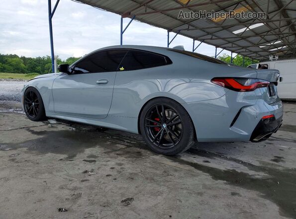 WBA83AP09NCH68927 2022 BMW M4 Gray Задня ліва чверть