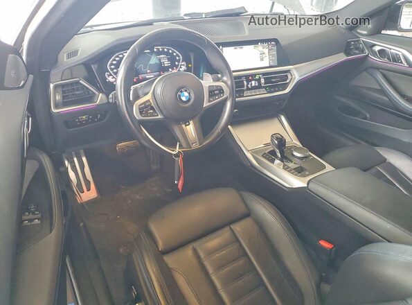WBA83AP09NCH68927 2022 BMW M4 Gray Вид панелі приладів