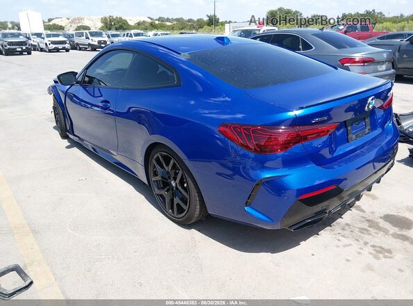 WBA83DA03TCV33654 2026 BMW M4 Blue Задня ліва чверть