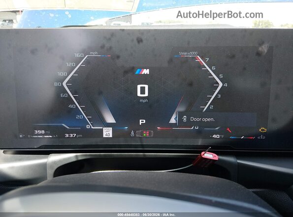 WBA83DA03TCV33654 2026 BMW M4 Blue Вид задніх сидінь