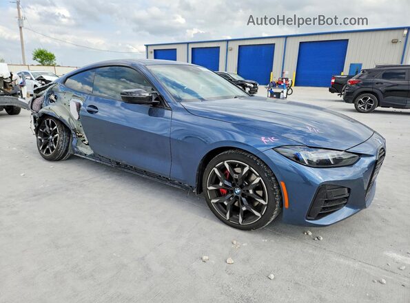 WBA83DA07SCU13693 2025 BMW M4 Blue Przód prawy