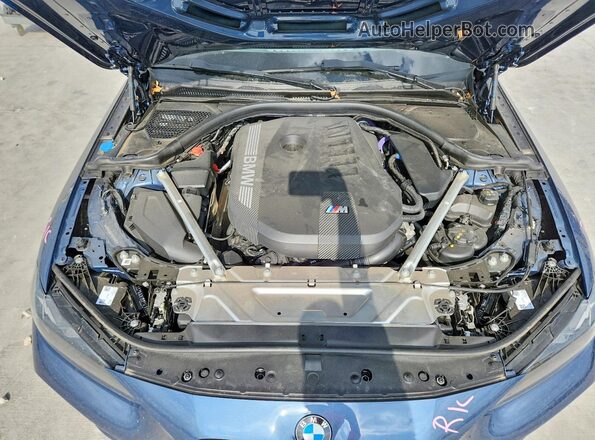 WBA83DA07SCU13693 2025 BMW M4 Blue Widok wnętrza z tyłu