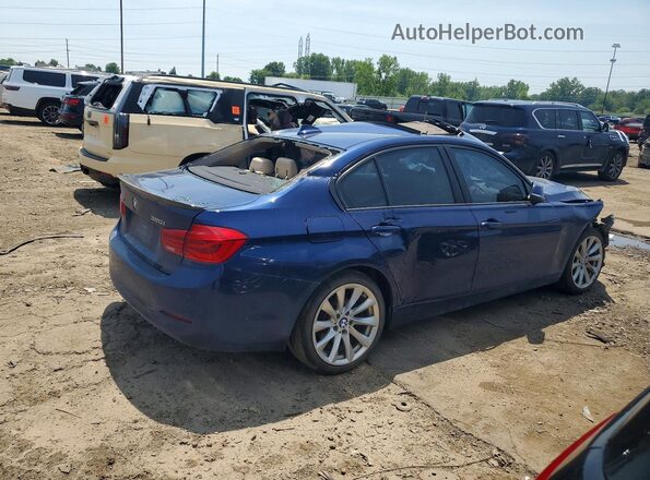 WBA8A3C53JA488331 2018 BMW 3 SERIES Blue Rear right