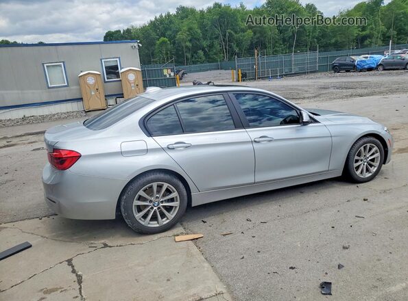 WBA8A3C53JA489382 2018 BMW 3 SERIES Серебряный Задняя правая четверть
