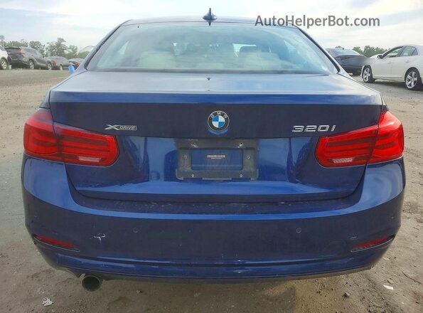 WBA8A3C54GK689206 2016 BMW 3 SERIES Blue Vista trasera