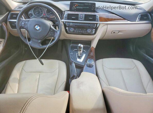 WBA8A3C54GK689206 2016 BMW 3 SERIES Blue Vista del salpicadero