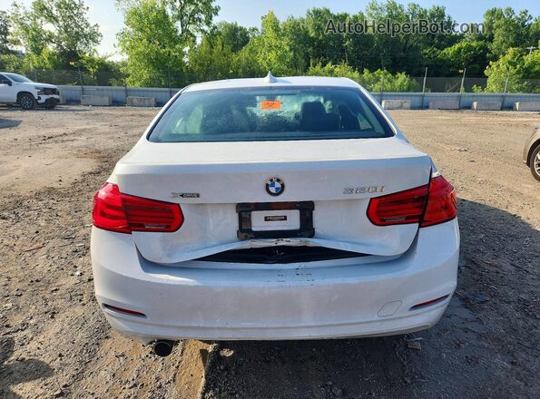 WBA8A3C56JA357524 2018 BMW 3 SERIES White Հետևի տեսք