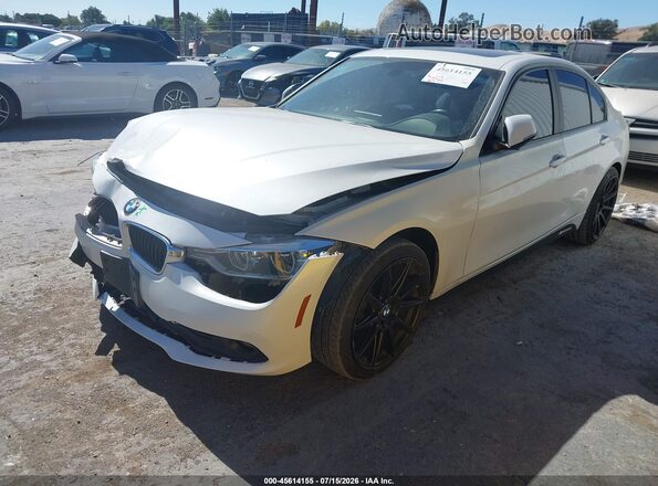 WBA8A9C56JAD27803 2018 BMW 3 SERIES White Առջևի ձախ երեք քառորդ տեսարան