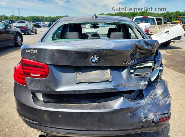 WBA8A9C57HK620109 2017 BMW 3 SERIES Charcoal Հետևի տեսք
