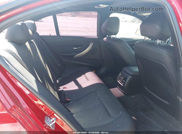 WBA8A9C58GK617668 2016 BMW 3 SERIES Red Widok naklejki z numerem VIN
