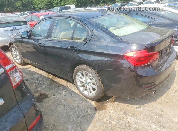 WBA8A9C5XGK616585 2016 BMW 3 SERIES Black Հետևի ձախ