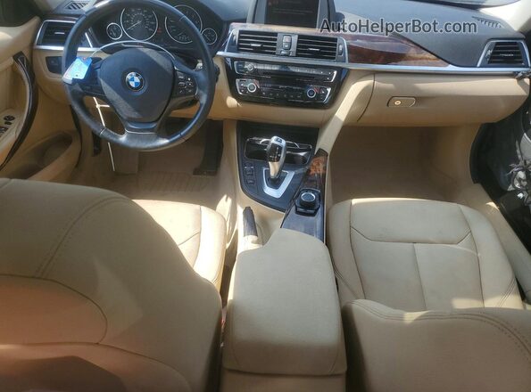 WBA8A9C5XGK616585 2016 BMW 3 SERIES Black Առջևի վահանակի տեսք