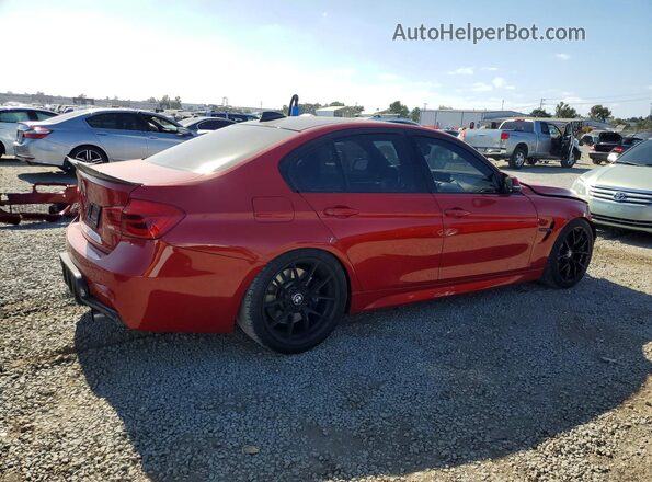 WBA8B3C55GK383631 2016 BMW 3 SERIES Red Հետևի աջ