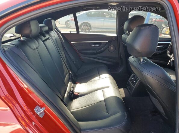 WBA8B3C55GK383631 2016 BMW 3 SERIES Red Հետևի նստատեղերի տեսք