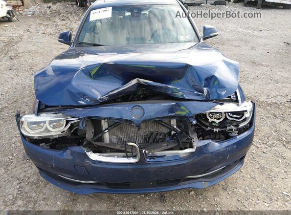 WBA8B3C55GK384178 2016 BMW 3 SERIES Blue Front view