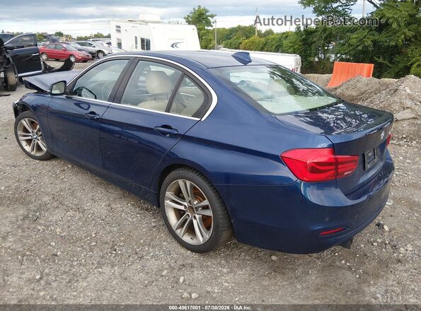 WBA8B3C55GK384178 2016 BMW 3 SERIES Blue Rear left
