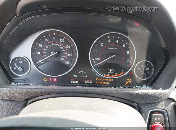 WBA8B3C56GK383248 2016 BMW 3 SERIES Белый Вид задних сидений